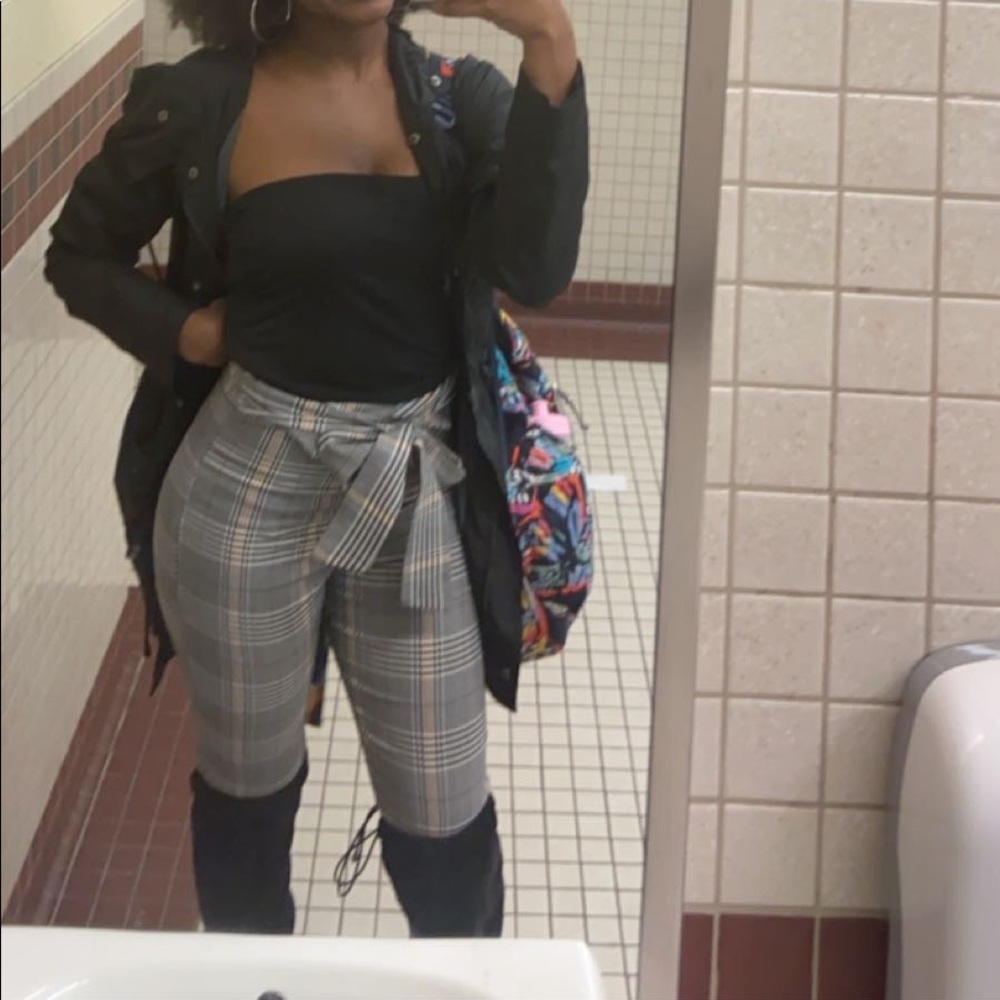 plaid pants